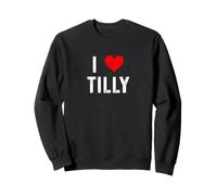 I Love Tilly - Cuore - Distressed Felpa