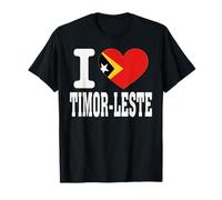 I Love Timor-Leste Cuore Souvenir Lovers Pride Travel Maglietta