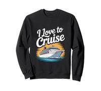 I Love To Cruise Ocean Voyage Dreams Felpa