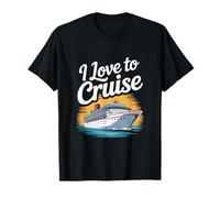 I Love To Cruise Ocean Voyage Dreams Maglietta