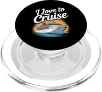 I Love To Cruise Ocean Voyage Dreams PopSockets PopGrip per MagSafe