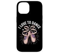 I Love To Dance - Scarpe da danza classica Custodia per iPhone 14