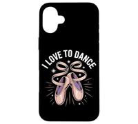 I Love To Dance - Scarpe da danza classica Custodia per iPhone 16 Plus