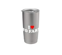 I Love To Fart Bicchiere termico in acciaio inox doppia parete