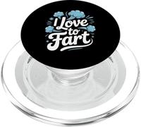 I Love To Fart Carino Nuvole Umorismo Divertente PopSockets PopGrip per MagSafe