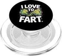I Love To Fart Umorismo Grafica Silly Fun PopSockets PopGrip per MagSafe