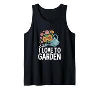 I Love To Garden - Annaffiatoio floreale Canotta