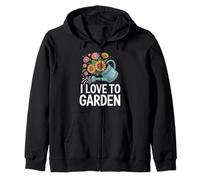 I Love To Garden - Annaffiatoio floreale Felpa con Cappuccio