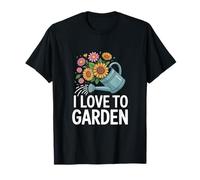 I Love To Garden - Annaffiatoio floreale Maglietta