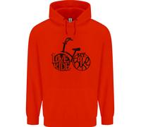 I Love To Ride il Mio Ciclismo Bici Divertente Bambini Felpa