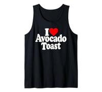 I Love Toast di Avocado I Toast di Cuore di Avocado Canotta