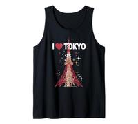 I Love Tokyo, skyline giapponese, divertente viaggio in Asia Canotta