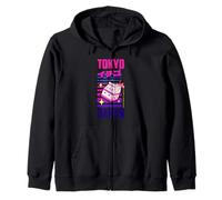 I Love Tokyo, Wonderful Tokyo Japan Childish Retro Milk Felpa con Cappuccio