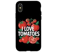 I Love Tomatoes Passione Verdure Fresche Custodia per iPhone X/XS