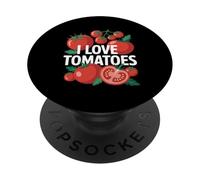 I Love Tomatoes Passione Verdure Fresche PopSockets PopGrip Adesivo