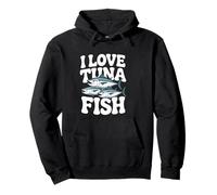 I Love Tonno Fish Graphic Art Felpa con Cappuccio