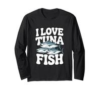 I Love Tonno Fish Graphic Art Maglia a Manica