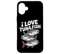 I Love Tonno Fish Marine Life Ocean Custodia per iPhone 16 Plus