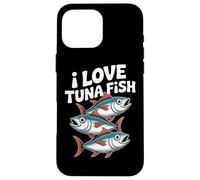 I Love Tonno Fish Marine Life Ocean Custodia per iPhone 16 Pro Max
