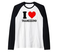 I Love Tramezzino Maglia con Maniche Raglan