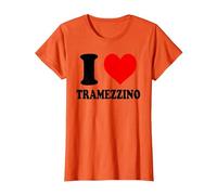 I Love Tramezzino Maglietta, Donna, Arancio, 3XL