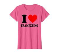 I Love Tramezzino Maglietta, Donna, Rosa mélange, 3XL