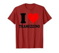I Love Tramezzino Maglietta, Uomo, Mirtillo Rosso, XXL
