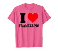 I Love Tramezzino Maglietta, Uomo, Rosa mélange, S
