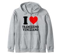I Love Tramezzino Veneziano Felpa con Cappuccio