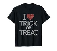 I Love Trick or Treat Halloween Holiday Carino Maglietta