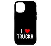 I Love Trucks - Cuore - Dump Truck Meccanico Big Rig Semi Custodia per iPhone 12/12 Pro