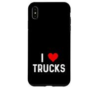 I Love Trucks - Cuore - Dump Truck Meccanico Big Rig Semi Custodia per iPhone XS Max