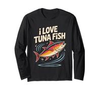 I Love Tuna Fish Appassionato Passione Maglia a Manica