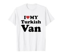 I Love Turkish Van Maglietta