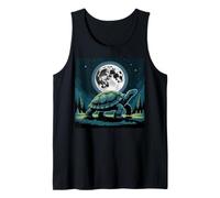 I Love Turtles Sea Costume Passeggiata Notte Cool Full Moon Trees Canotta