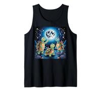 I Love Turtles Sea Costume Tre Tartarughe Ululano Alla Luna Canotta