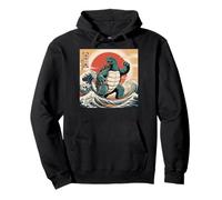 I Love Turtles Sea Retro Vintage Arte Giapponese Leggendaria Felpa con Cappuccio