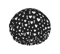 I Love U Cuffia Da Doccia Per Donna Impermeabile Cuffia Da Doccia Comodo Shower Caps Per Nuoto Hotel Salone