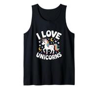 I Love Unicorns Creatura Magica Carino Canotta