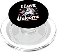 I Love Unicorns Fantasy Pastel Stars PopSockets PopGrip per MagSafe