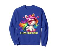 I Love Unicorns Felpa