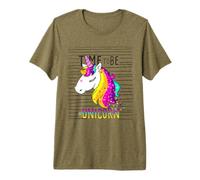 I Love Unicorns, Funny Cute Illustration Unicorn Graphic Maglietta Premium