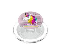 I Love Unicorns, Funny Cute Illustration Unicorn Graphic PopSockets PopGrip per MagSafe