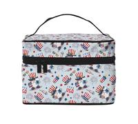 I Love USA - Borsa per trucchi da donna, borsa da toilette, grande borsa organizer da viaggio