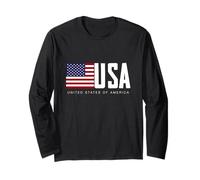 I Love USA, Enjoy Cool USA United States of America Flag Maglia a Manica