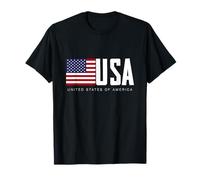 I Love USA, Enjoy Cool USA United States of America Flag Maglietta