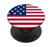 I Love USA, Enjoy Cool USA United States of America Flag PopSockets PopGrip Adesivo