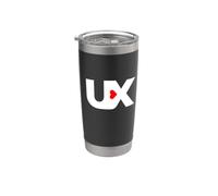 I Love UX - User Experience Design Bicchiere termico in acciaio inox doppia parete
