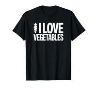 I Love Vegetables - Appassionato Vegetariano Maglietta