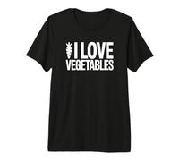 I Love Vegetables - Appassionato Vegetariano Maglietta Premium